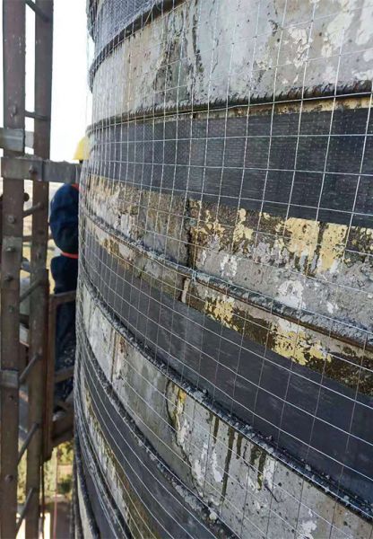 煙囪加固，煙囪修復