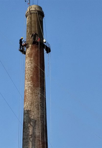 煙囪加固，煙囪修復