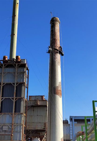 煙囪加固，煙囪修復