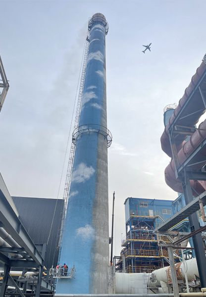 煙囪美化、煙囪彩繪