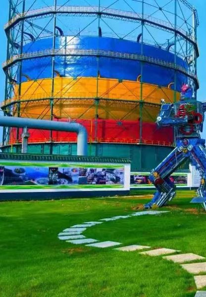 煙囪美化、煙囪彩繪