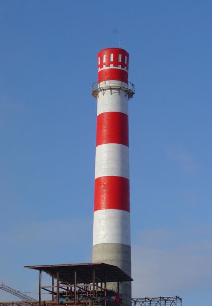 煙囪刷航標、煙囪刷涂料