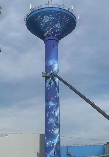 煙囪刷航標、煙囪刷涂料