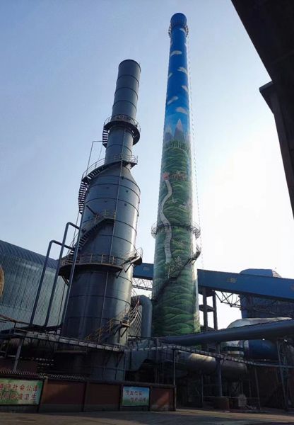 煙囪刷航標、煙囪刷涂料