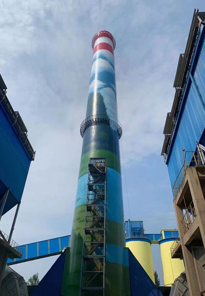 煙囪刷航標、煙囪刷涂料