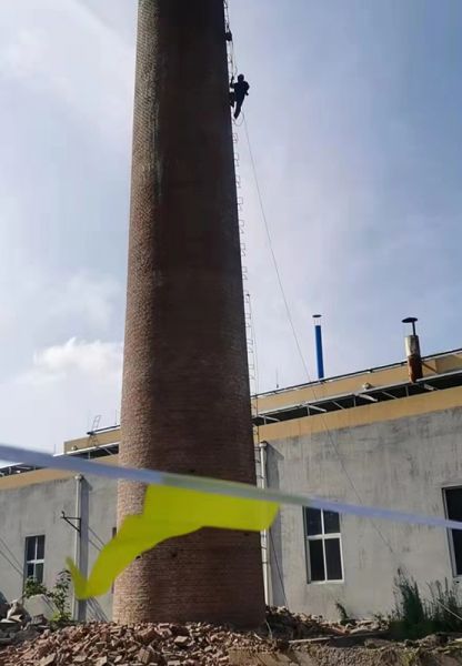 煙囪拆除，水塔拆除