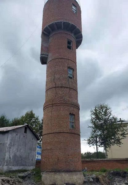 煙囪拆除，水塔拆除
