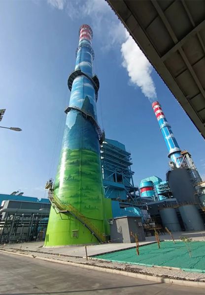 煙囪維修、煙囪加固