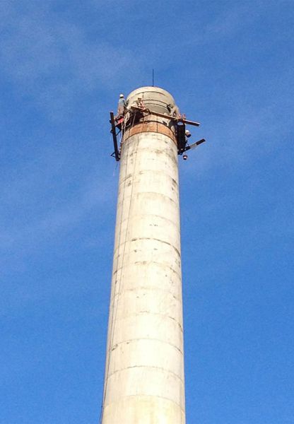 煙囪維修、煙囪加固